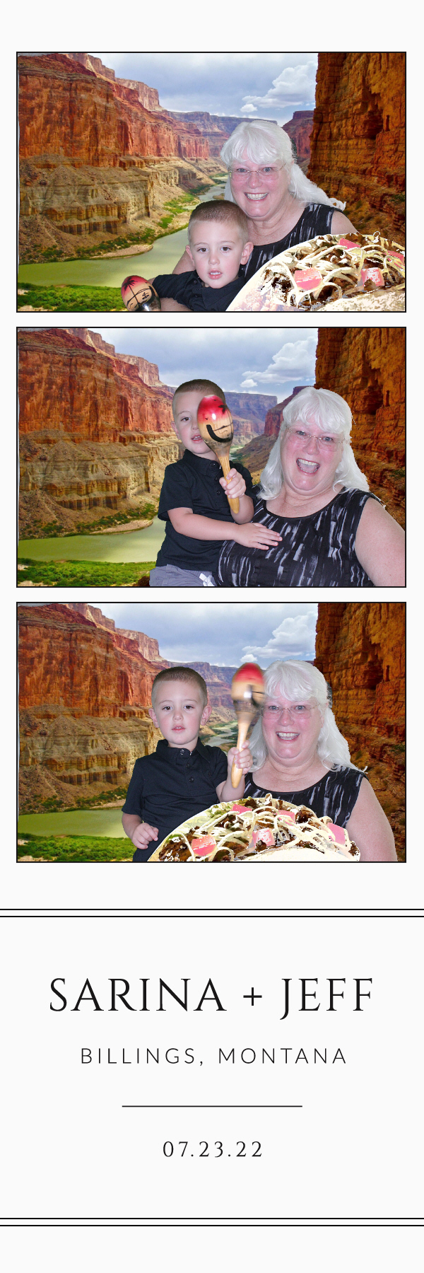 Sarina and Jeff's Wedding | View more photos from the event at gallery.photoboothbillings.com/u/PhotoBoothBillings/Sarina-and-Jeffs-Wedding
