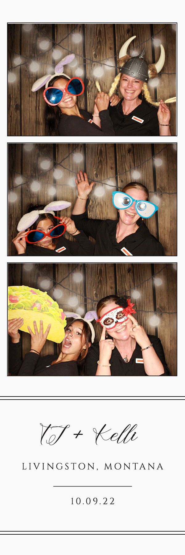 TJ and Kelli's Wedding | View more photos from the event at gallery.photoboothbillings.com/u/PhotoBoothBillings/TJ-and-Kellis-Wedding