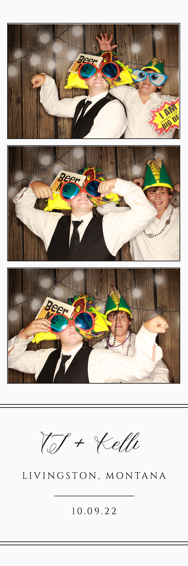 TJ and Kelli's Wedding | View more photos from the event at gallery.photoboothbillings.com/u/PhotoBoothBillings/TJ-and-Kellis-Wedding