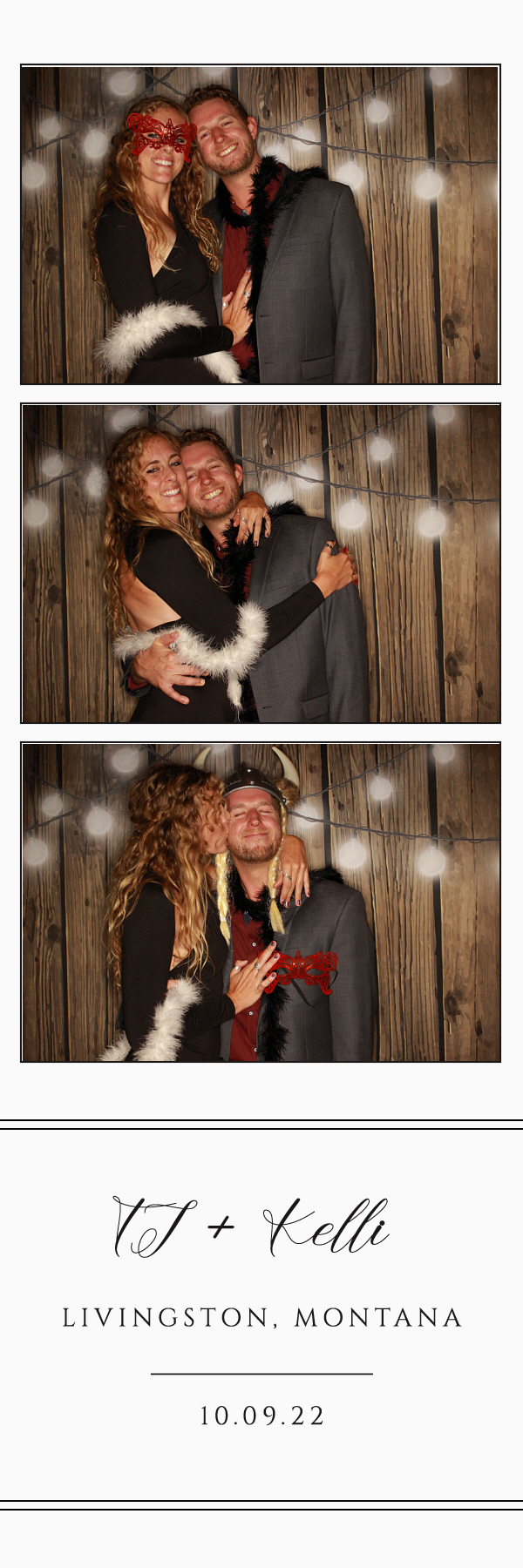 TJ and Kelli's Wedding | View more photos from the event at gallery.photoboothbillings.com/u/PhotoBoothBillings/TJ-and-Kellis-Wedding