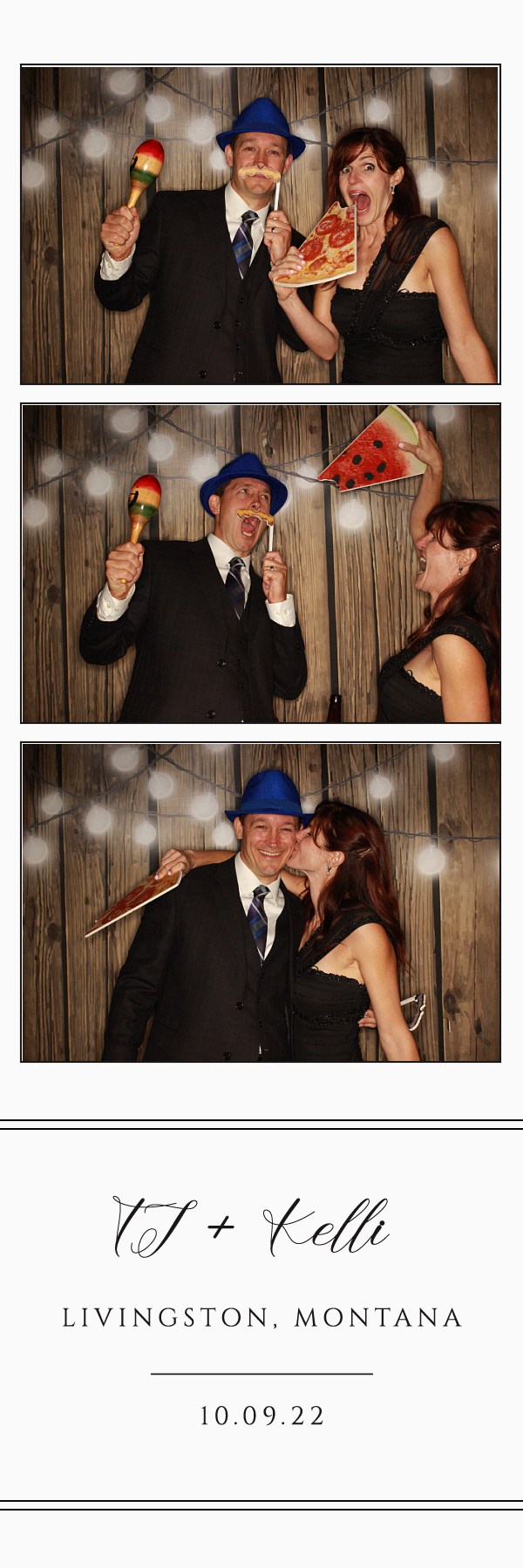 TJ and Kelli's Wedding | View more photos from the event at gallery.photoboothbillings.com/u/PhotoBoothBillings/TJ-and-Kellis-Wedding