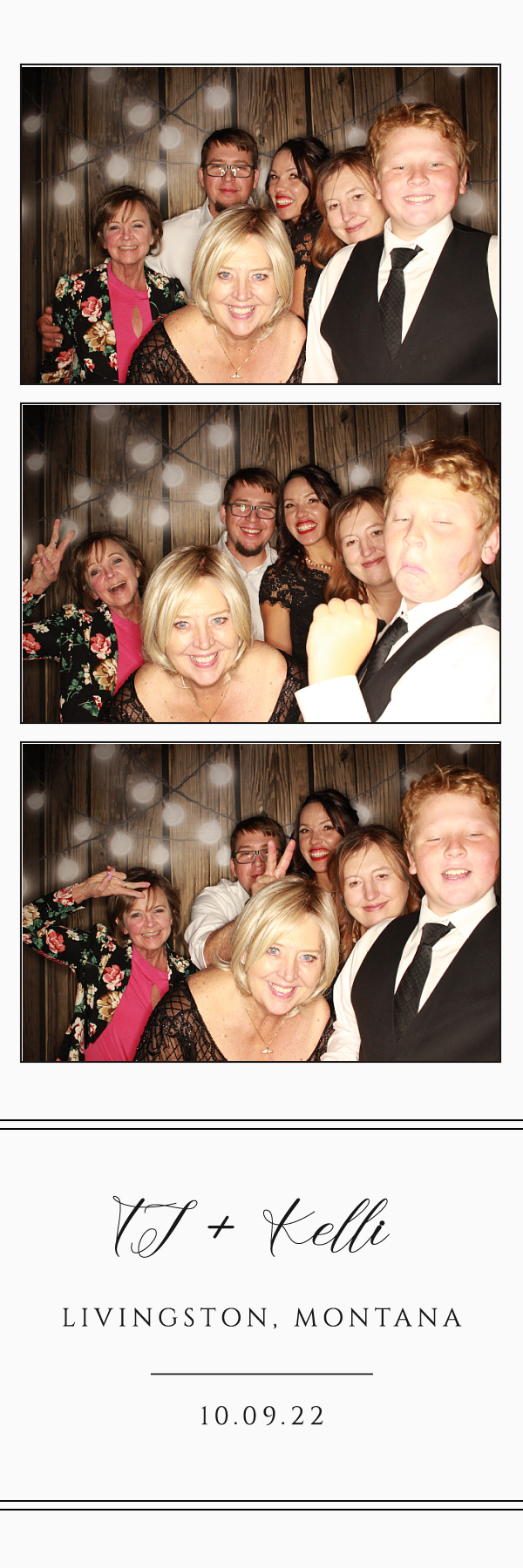 TJ and Kelli's Wedding | View more photos from the event at gallery.photoboothbillings.com/u/PhotoBoothBillings/TJ-and-Kellis-Wedding