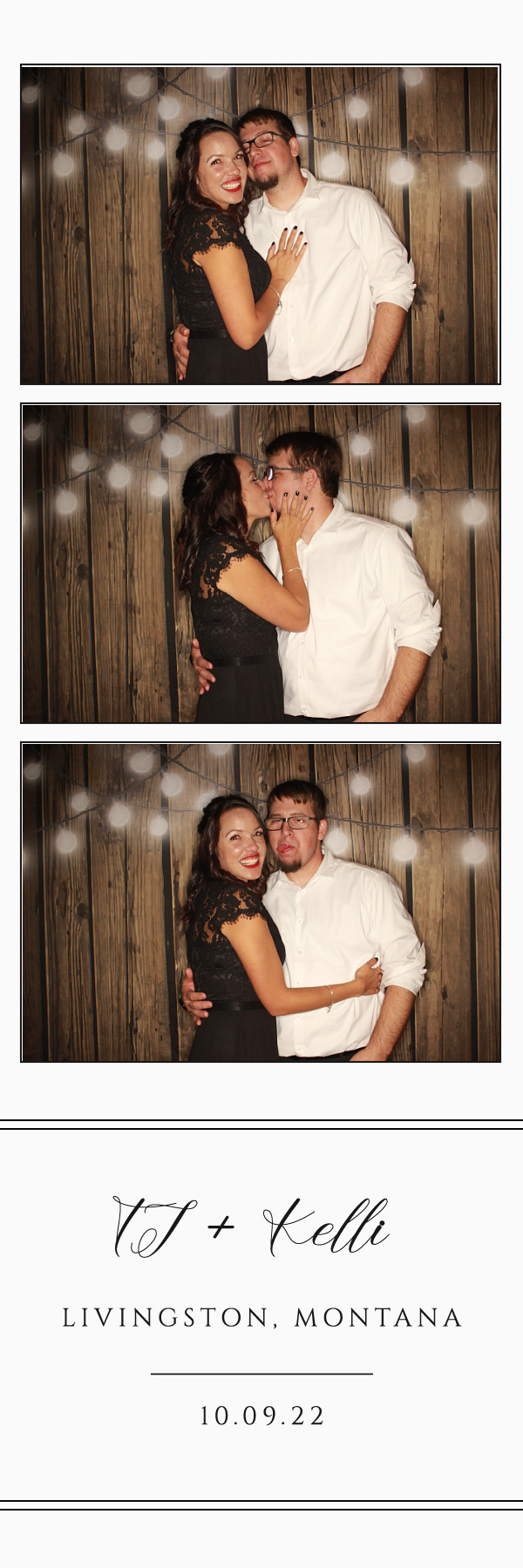 TJ and Kelli's Wedding | View more photos from the event at gallery.photoboothbillings.com/u/PhotoBoothBillings/TJ-and-Kellis-Wedding