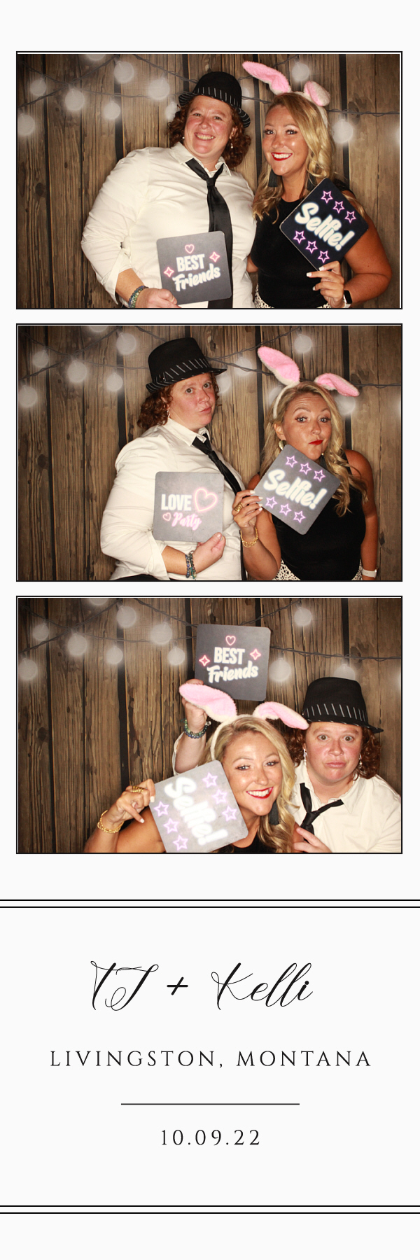 TJ and Kelli's Wedding | View more photos from the event at gallery.photoboothbillings.com/u/PhotoBoothBillings/TJ-and-Kellis-Wedding