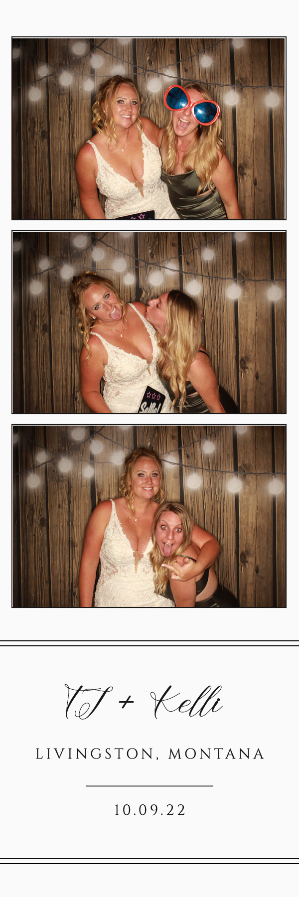 TJ and Kelli's Wedding | View more photos from the event at gallery.photoboothbillings.com/u/PhotoBoothBillings/TJ-and-Kellis-Wedding