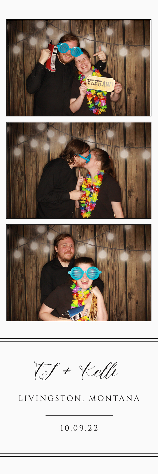 TJ and Kelli's Wedding | View more photos from the event at gallery.photoboothbillings.com/u/PhotoBoothBillings/TJ-and-Kellis-Wedding