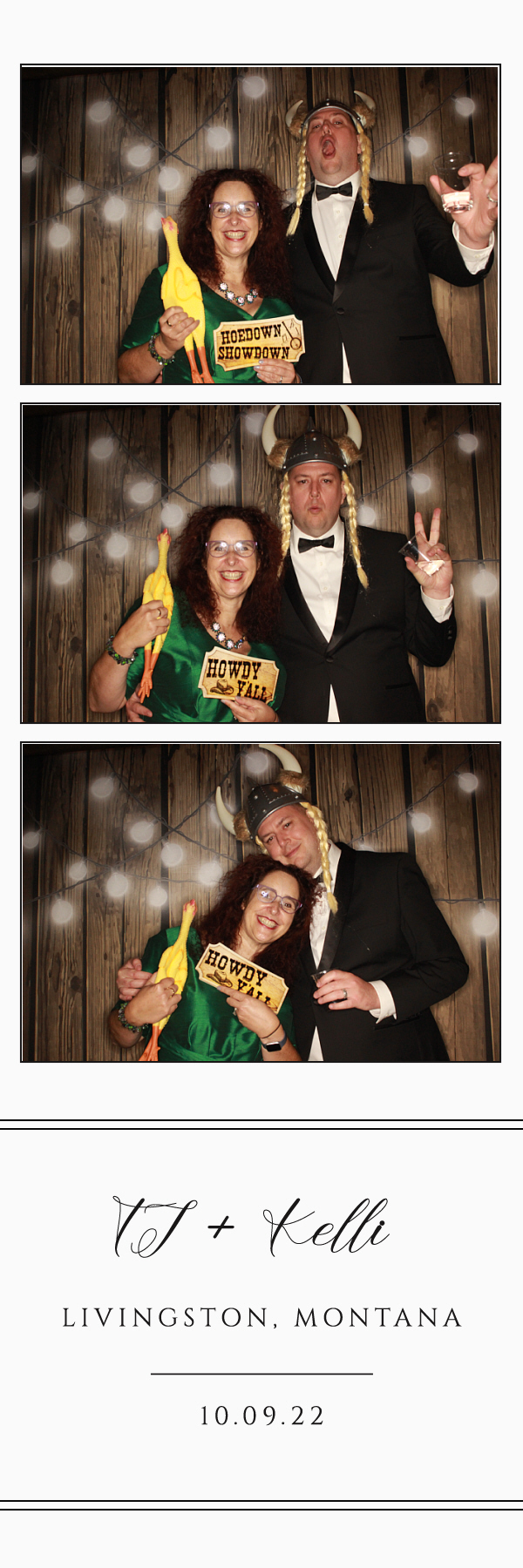 TJ and Kelli's Wedding | View more photos from the event at gallery.photoboothbillings.com/u/PhotoBoothBillings/TJ-and-Kellis-Wedding