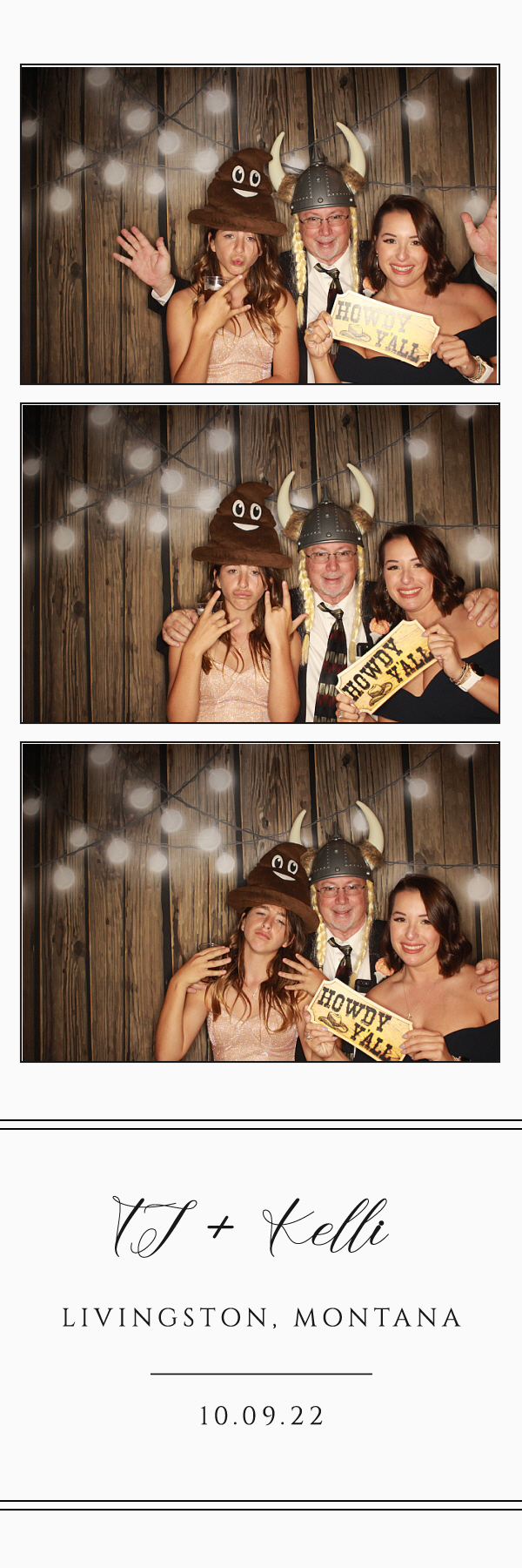 TJ and Kelli's Wedding | View more photos from the event at gallery.photoboothbillings.com/u/PhotoBoothBillings/TJ-and-Kellis-Wedding
