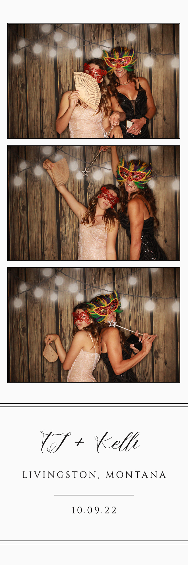 TJ and Kelli's Wedding | View more photos from the event at gallery.photoboothbillings.com/u/PhotoBoothBillings/TJ-and-Kellis-Wedding