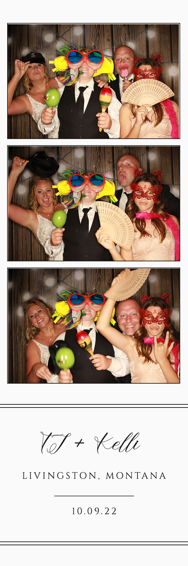 TJ and Kelli's Wedding | View more photos from the event at gallery.photoboothbillings.com/u/PhotoBoothBillings/TJ-and-Kellis-Wedding