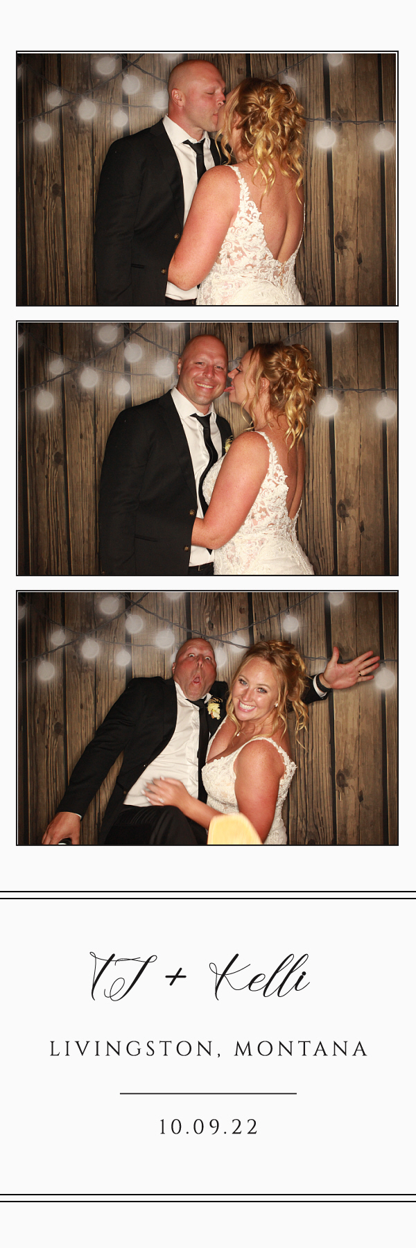 TJ and Kelli's Wedding | View more photos from the event at gallery.photoboothbillings.com/u/PhotoBoothBillings/TJ-and-Kellis-Wedding