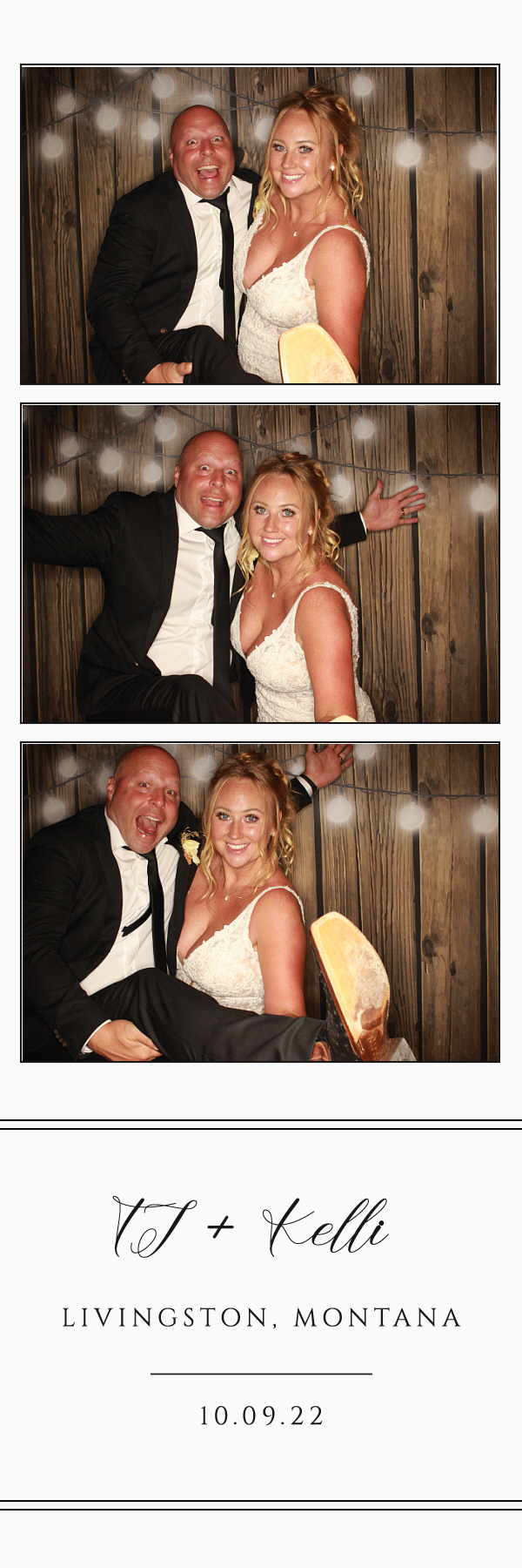 TJ and Kelli's Wedding | View more photos from the event at gallery.photoboothbillings.com/u/PhotoBoothBillings/TJ-and-Kellis-Wedding