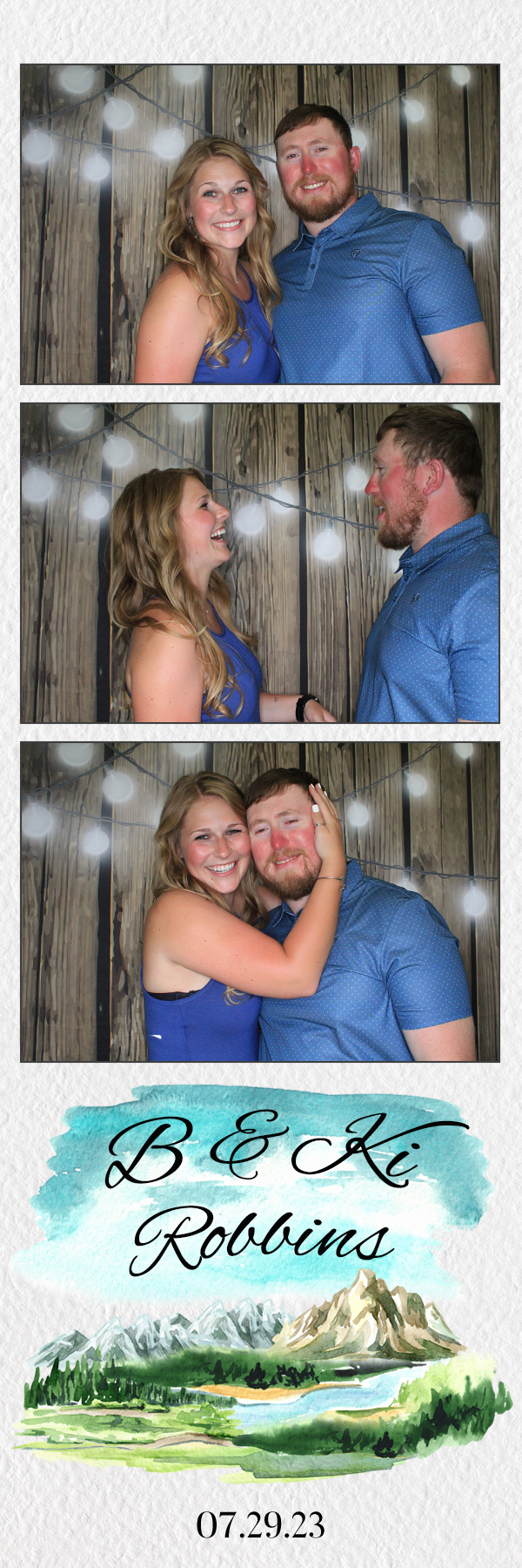 B & Ki's Wedding | View more photos from the event at gallery.photoboothbillings.com/u/PhotoBoothBillings/B-Kis-Wedding