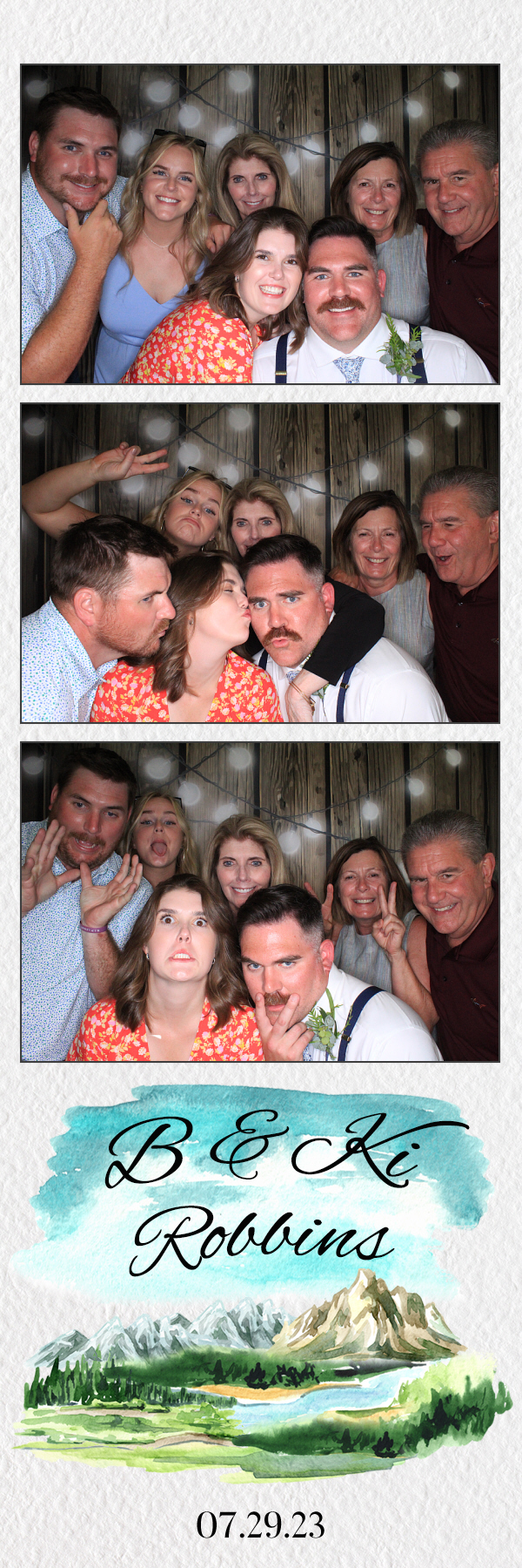 B & Ki's Wedding | View more photos from the event at gallery.photoboothbillings.com/u/PhotoBoothBillings/B-Kis-Wedding