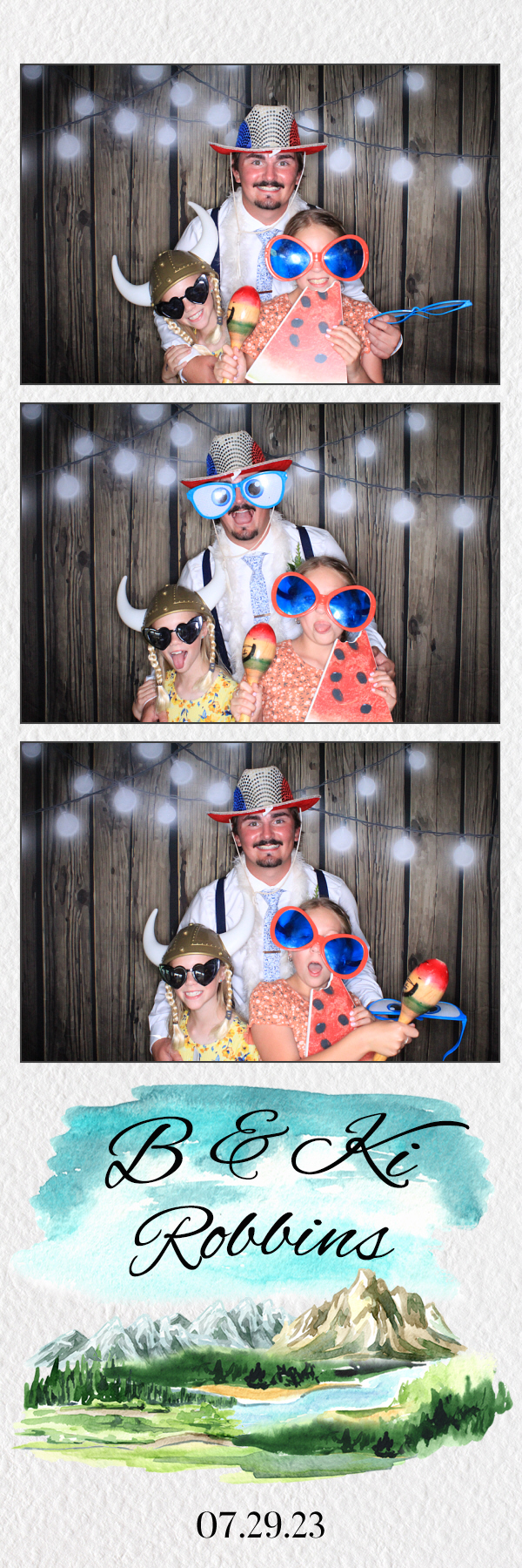 B & Ki's Wedding | View more photos from the event at gallery.photoboothbillings.com/u/PhotoBoothBillings/B-Kis-Wedding