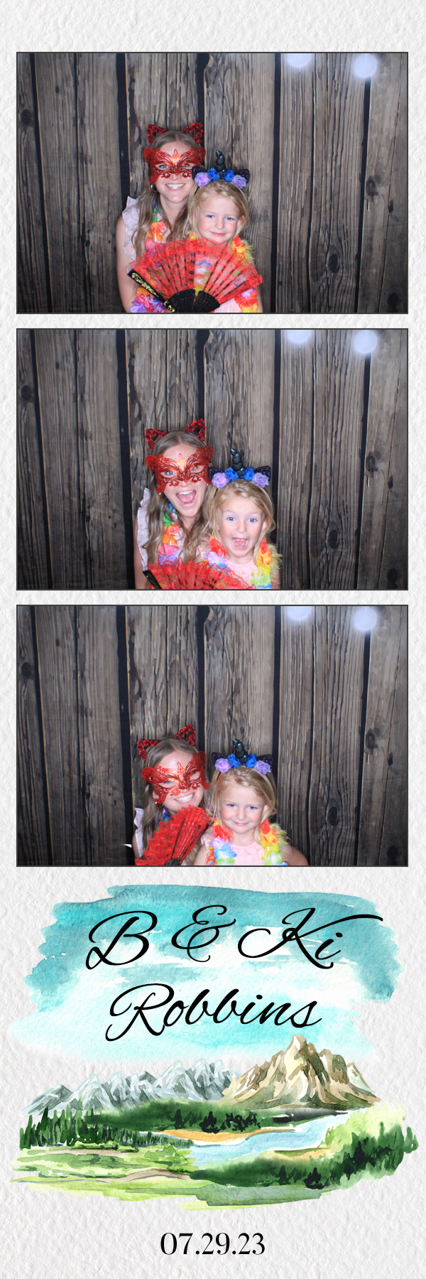 B & Ki's Wedding | View more photos from the event at gallery.photoboothbillings.com/u/PhotoBoothBillings/B-Kis-Wedding