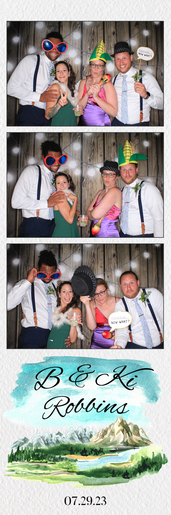 B & Ki's Wedding | View more photos from the event at gallery.photoboothbillings.com/u/PhotoBoothBillings/B-Kis-Wedding