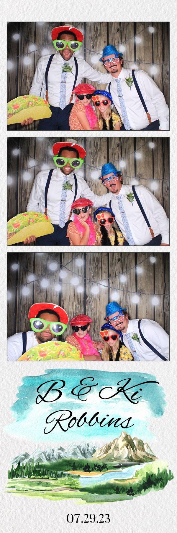 B & Ki's Wedding | View more photos from the event at gallery.photoboothbillings.com/u/PhotoBoothBillings/B-Kis-Wedding