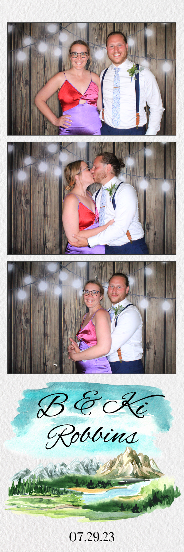 B & Ki's Wedding | View more photos from the event at gallery.photoboothbillings.com/u/PhotoBoothBillings/B-Kis-Wedding