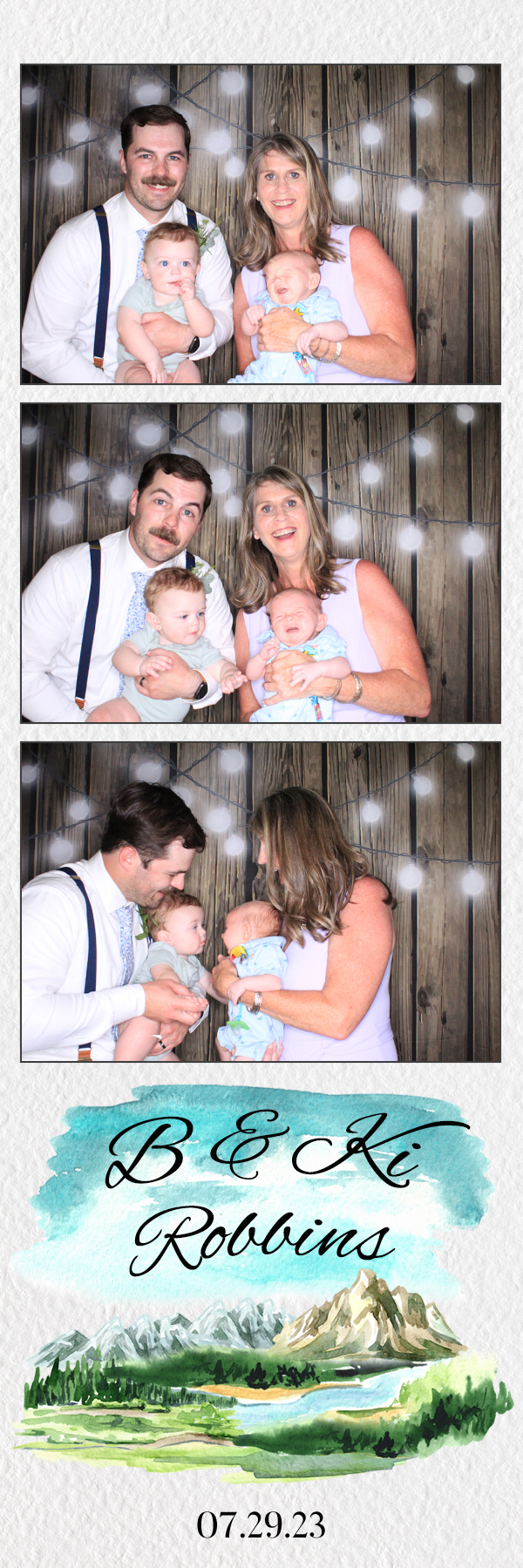 B & Ki's Wedding | View more photos from the event at gallery.photoboothbillings.com/u/PhotoBoothBillings/B-Kis-Wedding