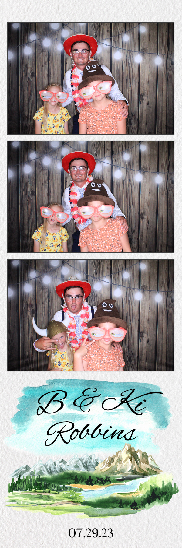 B & Ki's Wedding | View more photos from the event at gallery.photoboothbillings.com/u/PhotoBoothBillings/B-Kis-Wedding