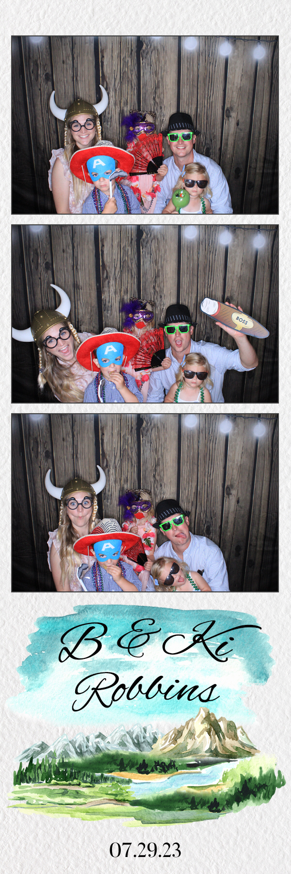 B & Ki's Wedding | View more photos from the event at gallery.photoboothbillings.com/u/PhotoBoothBillings/B-Kis-Wedding