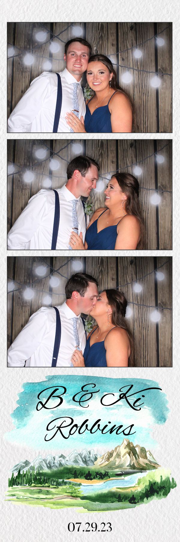 B & Ki's Wedding | View more photos from the event at gallery.photoboothbillings.com/u/PhotoBoothBillings/B-Kis-Wedding