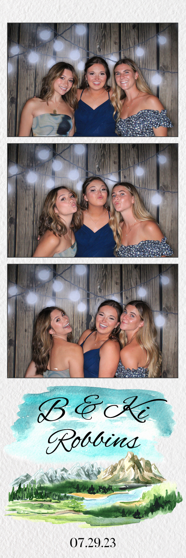B & Ki's Wedding | View more photos from the event at gallery.photoboothbillings.com/u/PhotoBoothBillings/B-Kis-Wedding