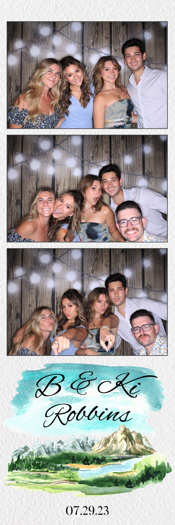B & Ki's Wedding | View more photos from the event at gallery.photoboothbillings.com/u/PhotoBoothBillings/B-Kis-Wedding