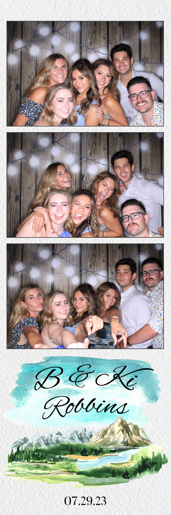 B & Ki's Wedding | View more photos from the event at gallery.photoboothbillings.com/u/PhotoBoothBillings/B-Kis-Wedding