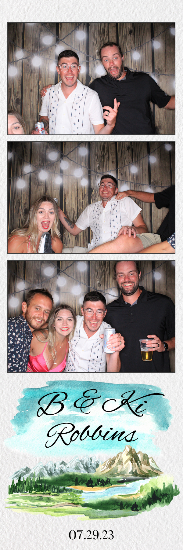 B & Ki's Wedding | View more photos from the event at gallery.photoboothbillings.com/u/PhotoBoothBillings/B-Kis-Wedding