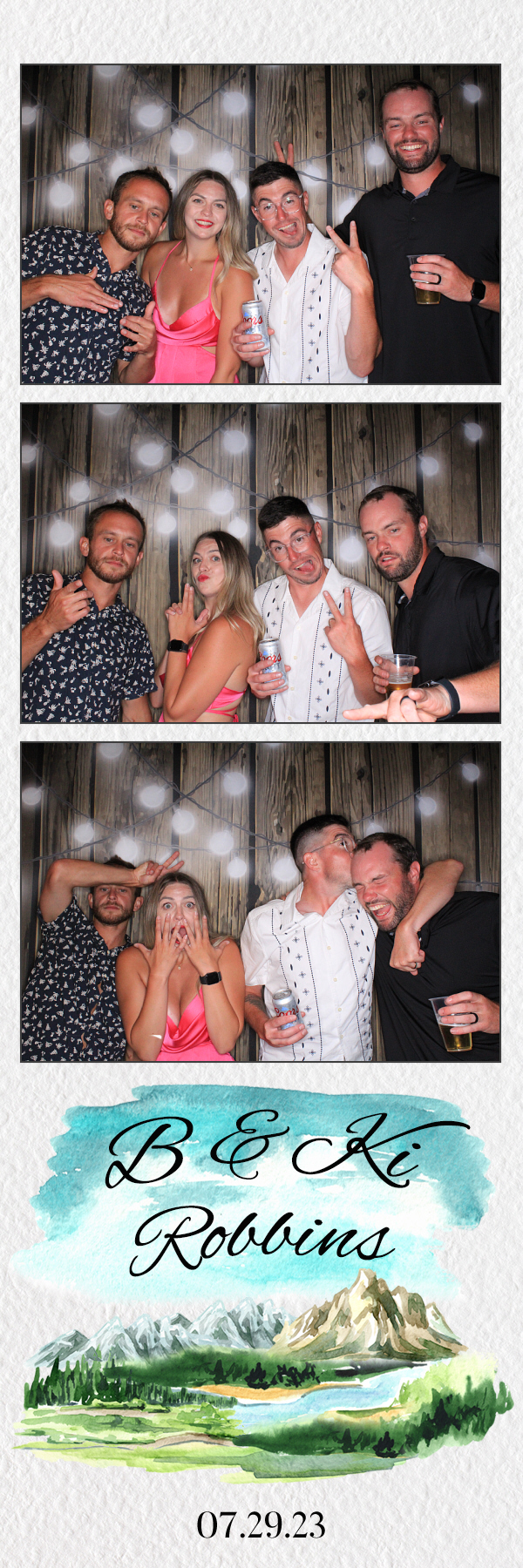 B & Ki's Wedding | View more photos from the event at gallery.photoboothbillings.com/u/PhotoBoothBillings/B-Kis-Wedding