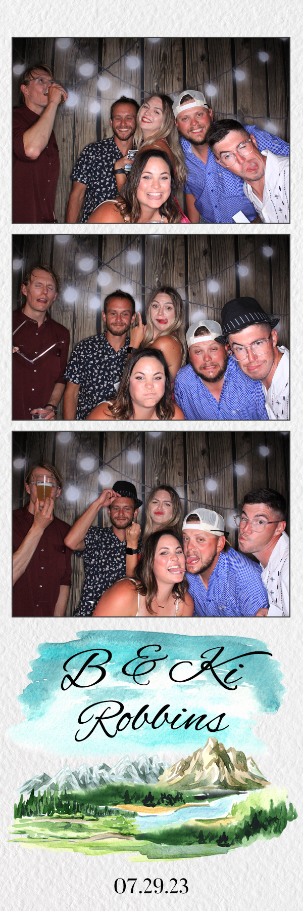 B & Ki's Wedding | View more photos from the event at gallery.photoboothbillings.com/u/PhotoBoothBillings/B-Kis-Wedding