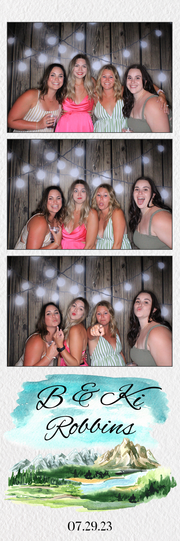 B & Ki's Wedding | View more photos from the event at gallery.photoboothbillings.com/u/PhotoBoothBillings/B-Kis-Wedding