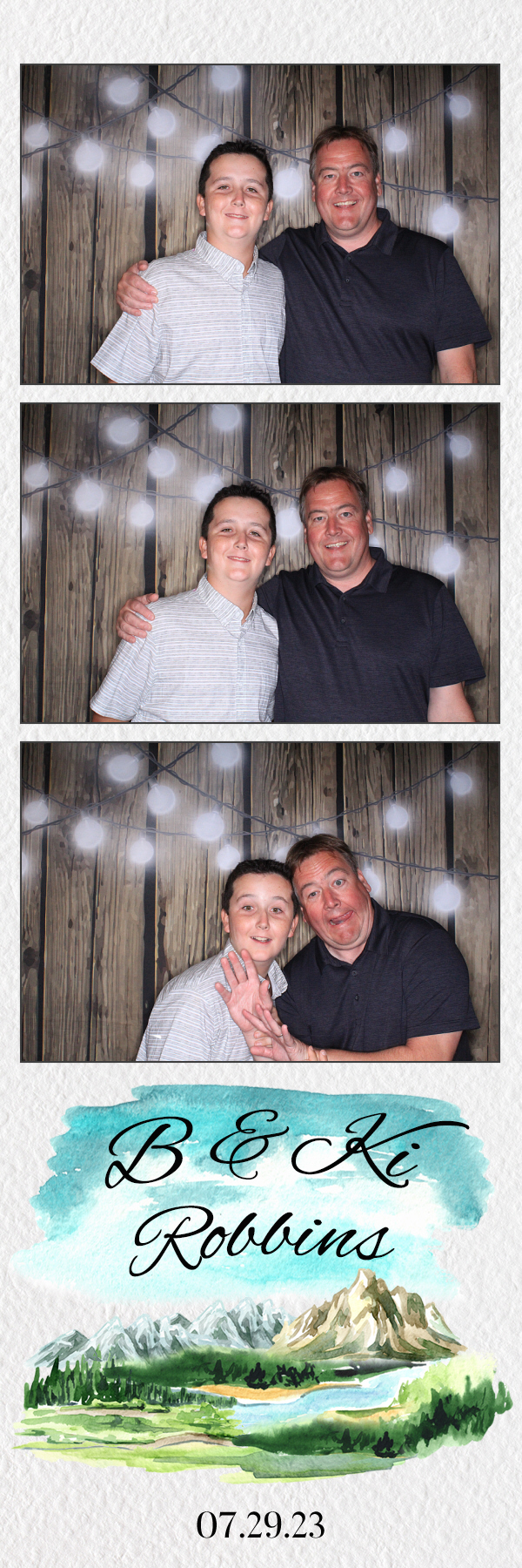 B & Ki's Wedding | View more photos from the event at gallery.photoboothbillings.com/u/PhotoBoothBillings/B-Kis-Wedding