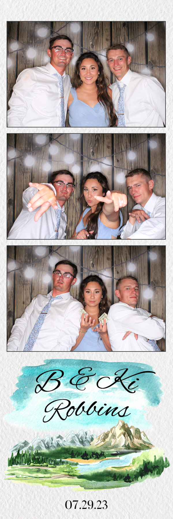 B & Ki's Wedding | View more photos from the event at gallery.photoboothbillings.com/u/PhotoBoothBillings/B-Kis-Wedding