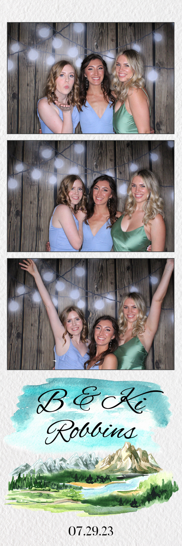B & Ki's Wedding | View more photos from the event at gallery.photoboothbillings.com/u/PhotoBoothBillings/B-Kis-Wedding