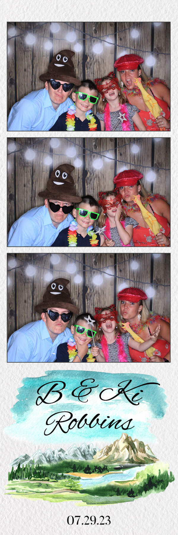B & Ki's Wedding | View more photos from the event at gallery.photoboothbillings.com/u/PhotoBoothBillings/B-Kis-Wedding