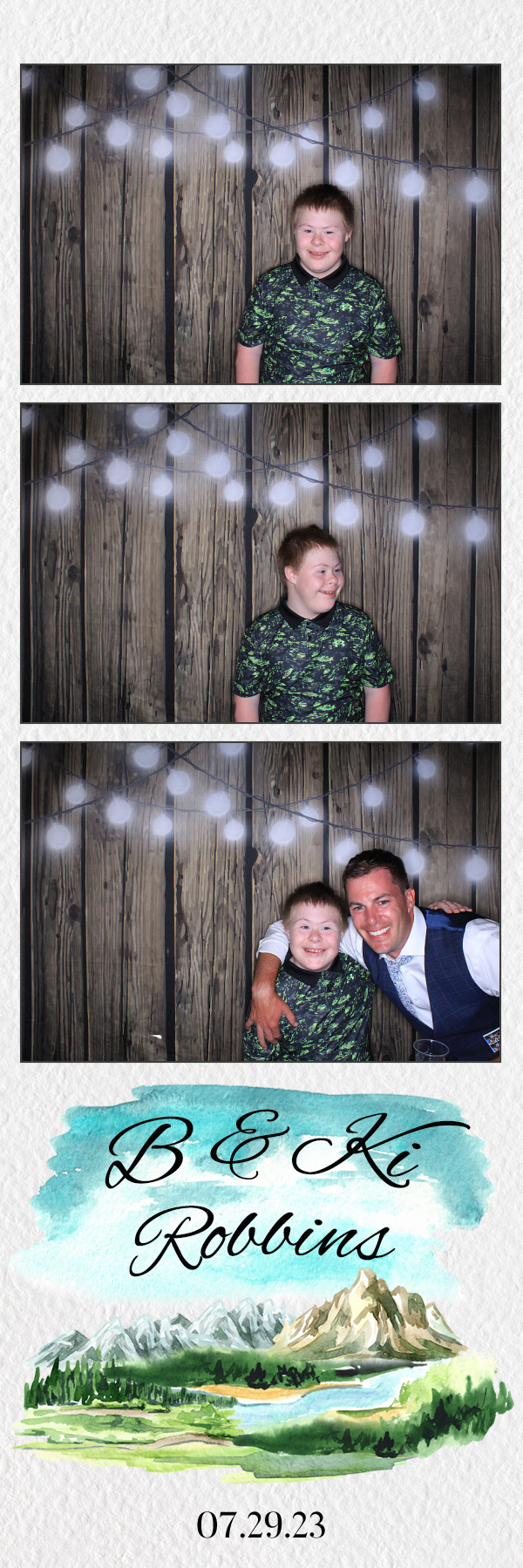 B & Ki's Wedding | View more photos from the event at gallery.photoboothbillings.com/u/PhotoBoothBillings/B-Kis-Wedding