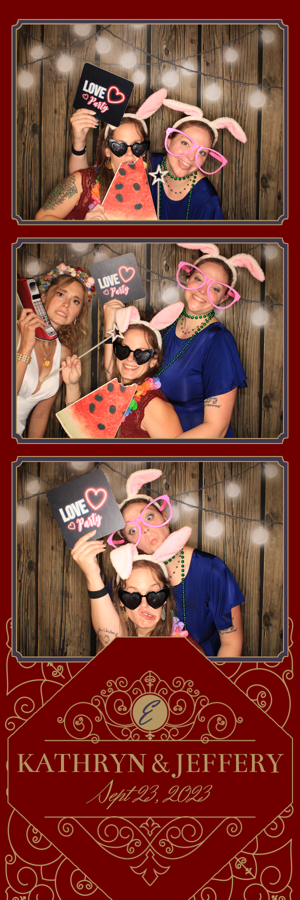 Kathryn and Jeffery's Wedding | View more photos from the event at gallery.photoboothbillings.com/u/PhotoBoothBillings/Kathryn-and-Jefferys-Wedding