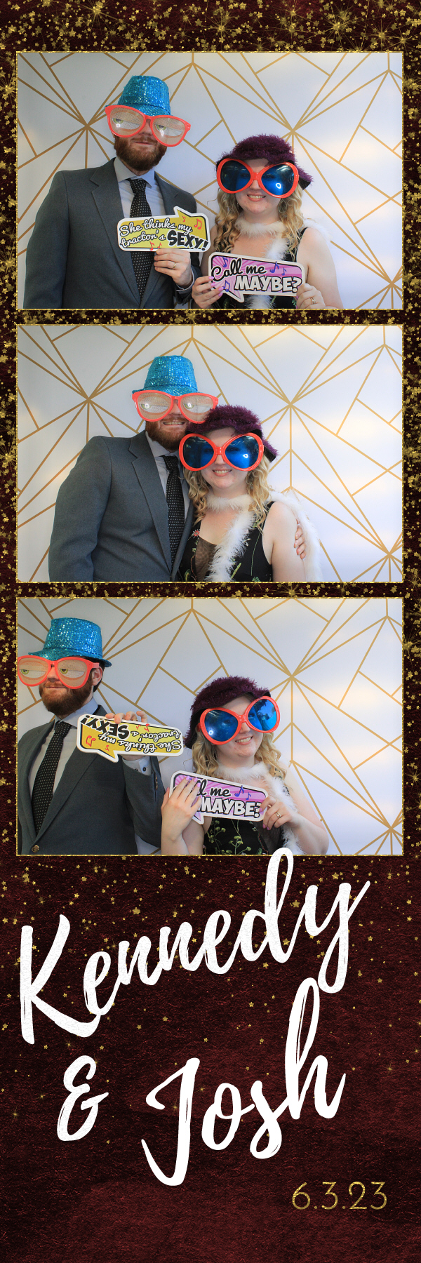 Kennedy and Josh's Wedding | View more photos from the event at gallery.photoboothbillings.com/u/PhotoBoothBillings/Kennedy-and-Joshs-Wedding