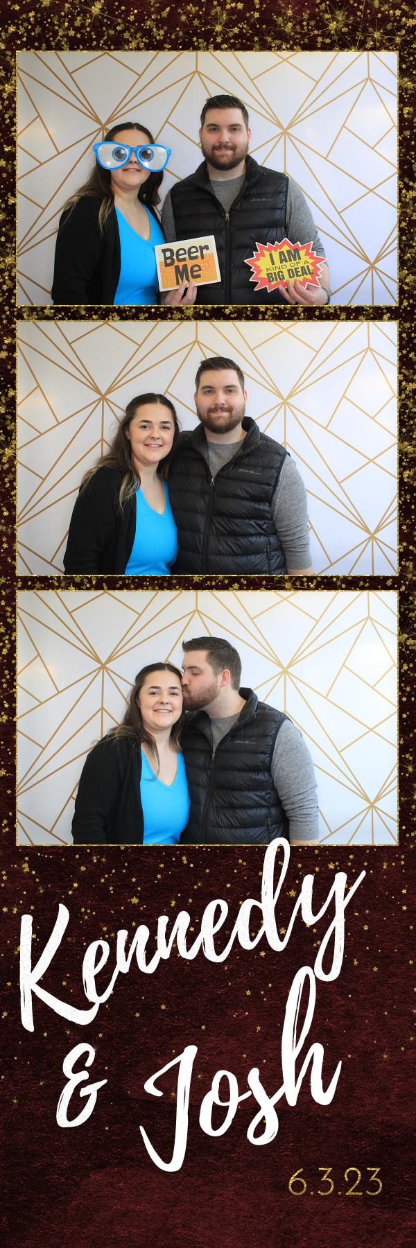 Kennedy and Josh's Wedding | View more photos from the event at gallery.photoboothbillings.com/u/PhotoBoothBillings/Kennedy-and-Joshs-Wedding