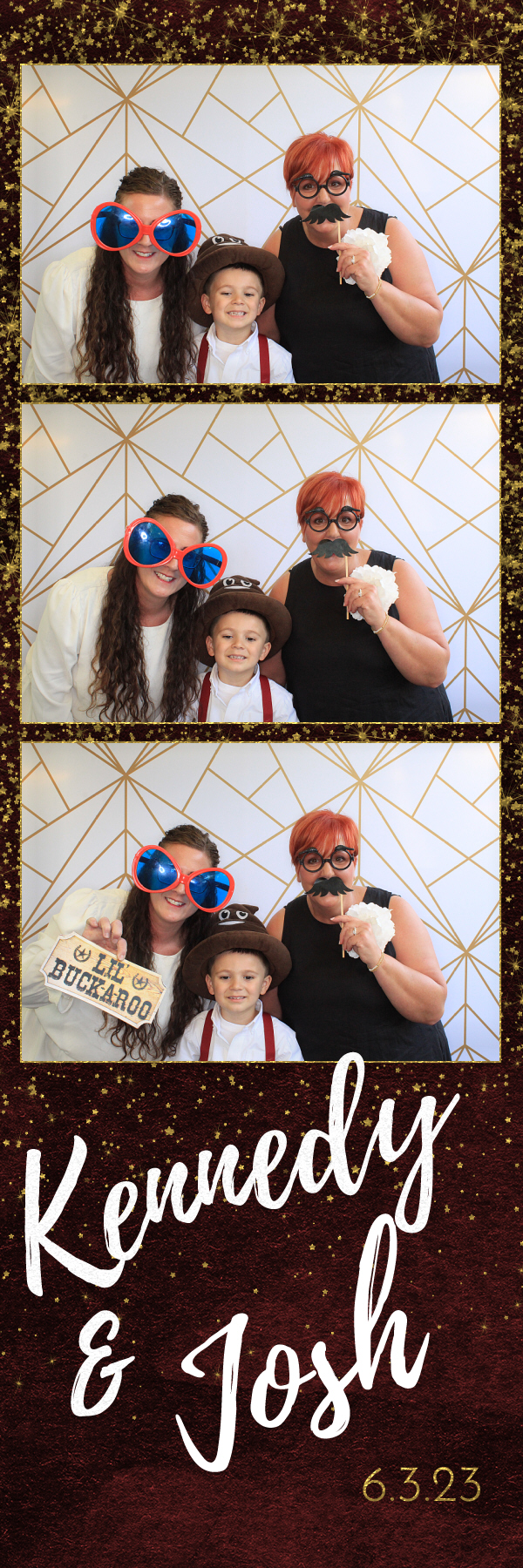 Kennedy and Josh's Wedding | View more photos from the event at gallery.photoboothbillings.com/u/PhotoBoothBillings/Kennedy-and-Joshs-Wedding