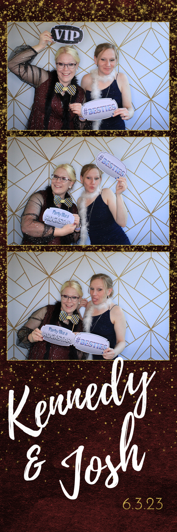 Kennedy and Josh's Wedding | View more photos from the event at gallery.photoboothbillings.com/u/PhotoBoothBillings/Kennedy-and-Joshs-Wedding