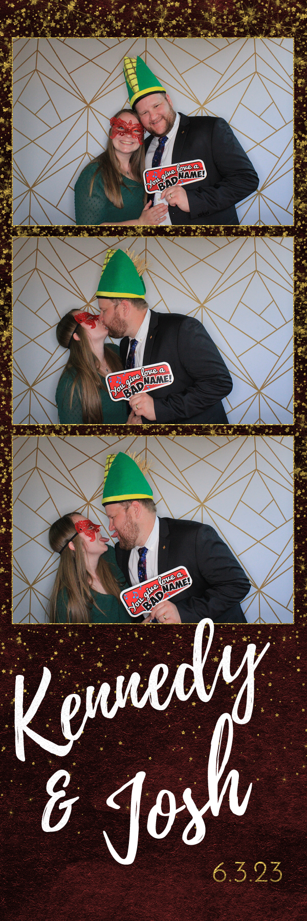 Kennedy and Josh's Wedding | View more photos from the event at gallery.photoboothbillings.com/u/PhotoBoothBillings/Kennedy-and-Joshs-Wedding