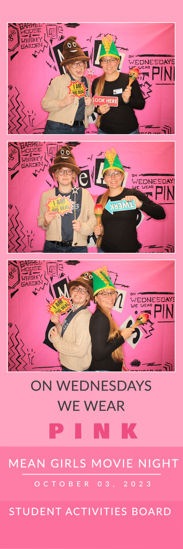 Mean Girls Movie Night | View more photos from the event at gallery.photoboothbillings.com/u/PhotoBoothBillings/Mean-Girls-Movie-Night
