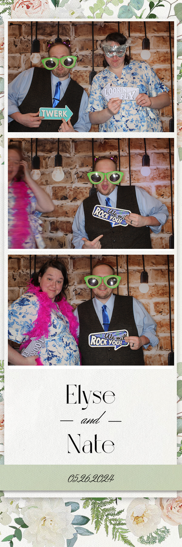 Elyse and Nate's Wedding | View more photos from the event at gallery.photoboothbillings.com/u/PhotoBoothBillings/Elyse-and-Nates-Wedding