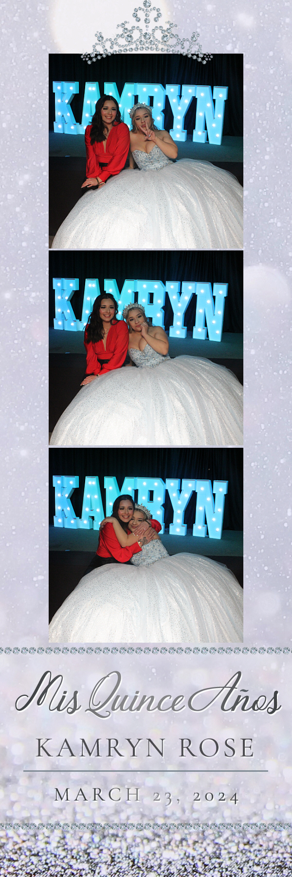 Kamryn's Quinceanera  | View more photos from the event at gallery.photoboothbillings.com/u/PhotoBoothBillings/Kamryns-Quinceanera