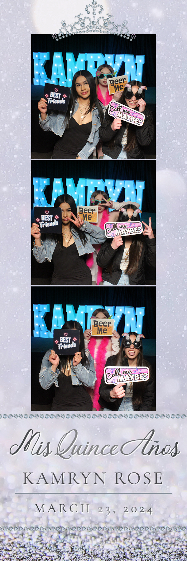 Kamryn's Quinceanera  | View more photos from the event at gallery.photoboothbillings.com/u/PhotoBoothBillings/Kamryns-Quinceanera
