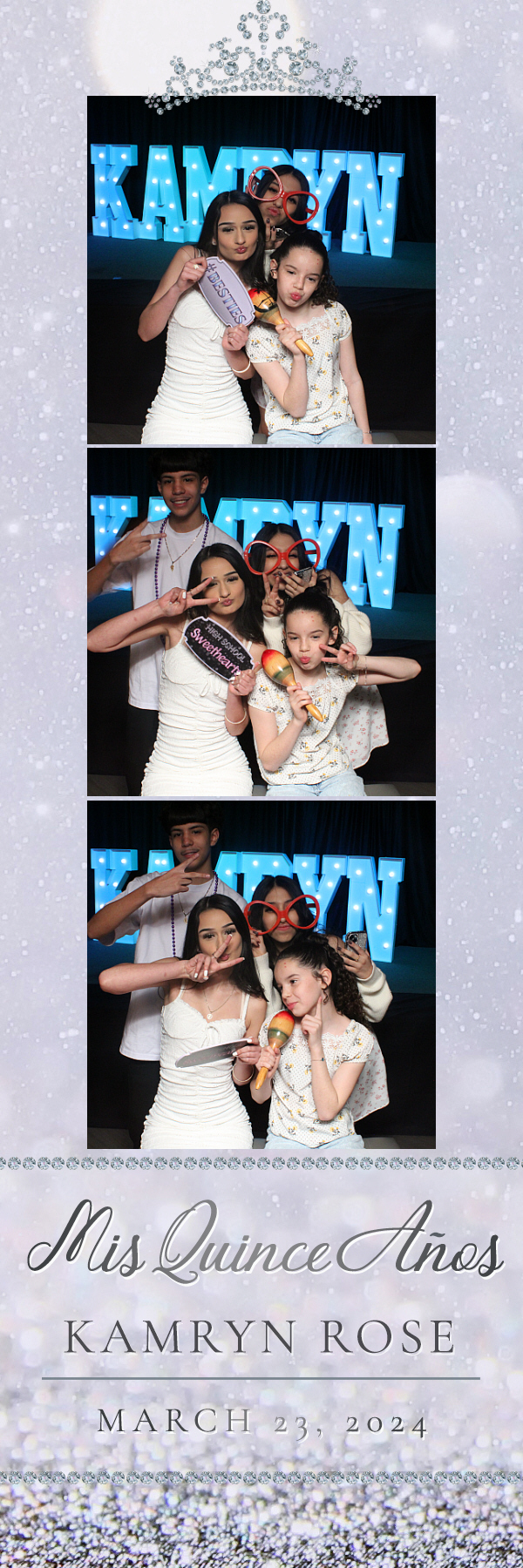 Kamryn's Quinceanera  | View more photos from the event at gallery.photoboothbillings.com/u/PhotoBoothBillings/Kamryns-Quinceanera